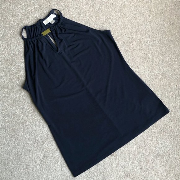 Michael Kors Navy Sleeveless Tank Style Top (NWOT) - Picture 1 of 7